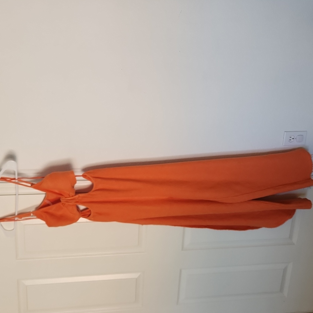 Free People Movement Orange Run It One-Piece - Picture 3 of 7